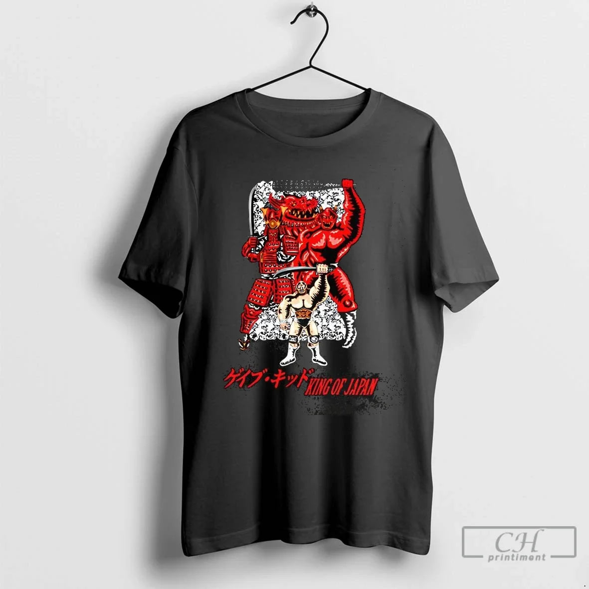 Premium Gabe Kidd Wrestling King Of Japan - Adult & Kids T-Shirts, Sweatshirts & Hoodies apparel design preview 1