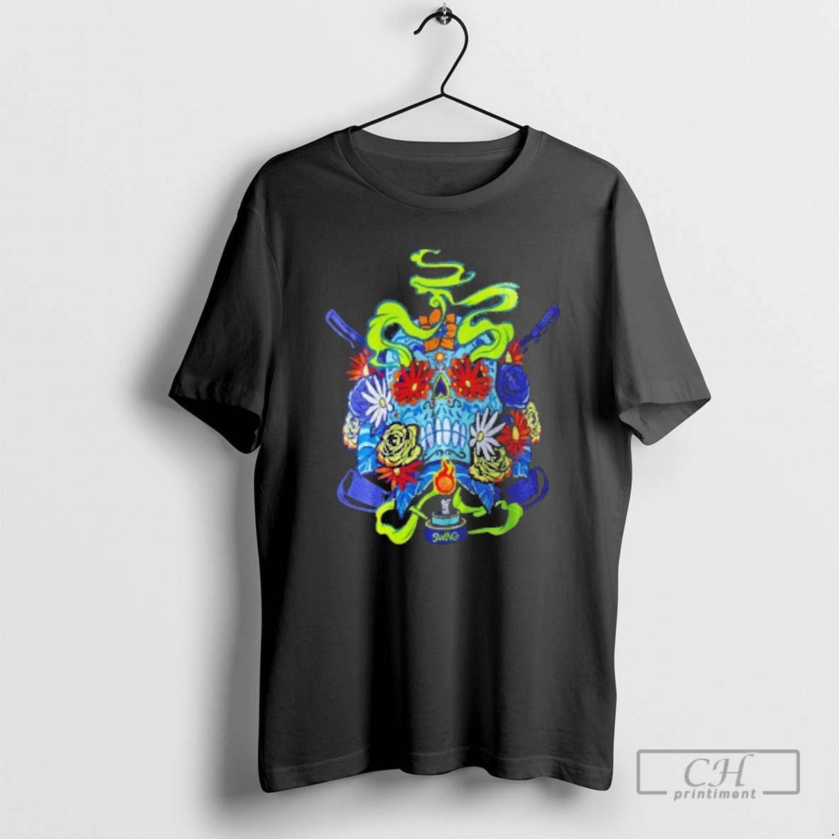 Premium Skull Dia De Los Muertos Sweater - Adult & Kids T-Shirts, Sweatshirts & Hoodies apparel design preview 1