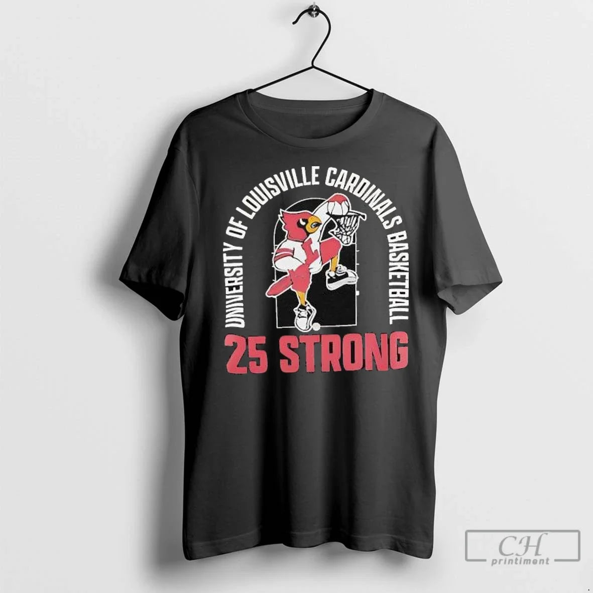 Premium University Of Louisville Cardinals Basketball - Adult & Kids T-Shirts, Sweatshirts & Hoodies apparel design preview 1