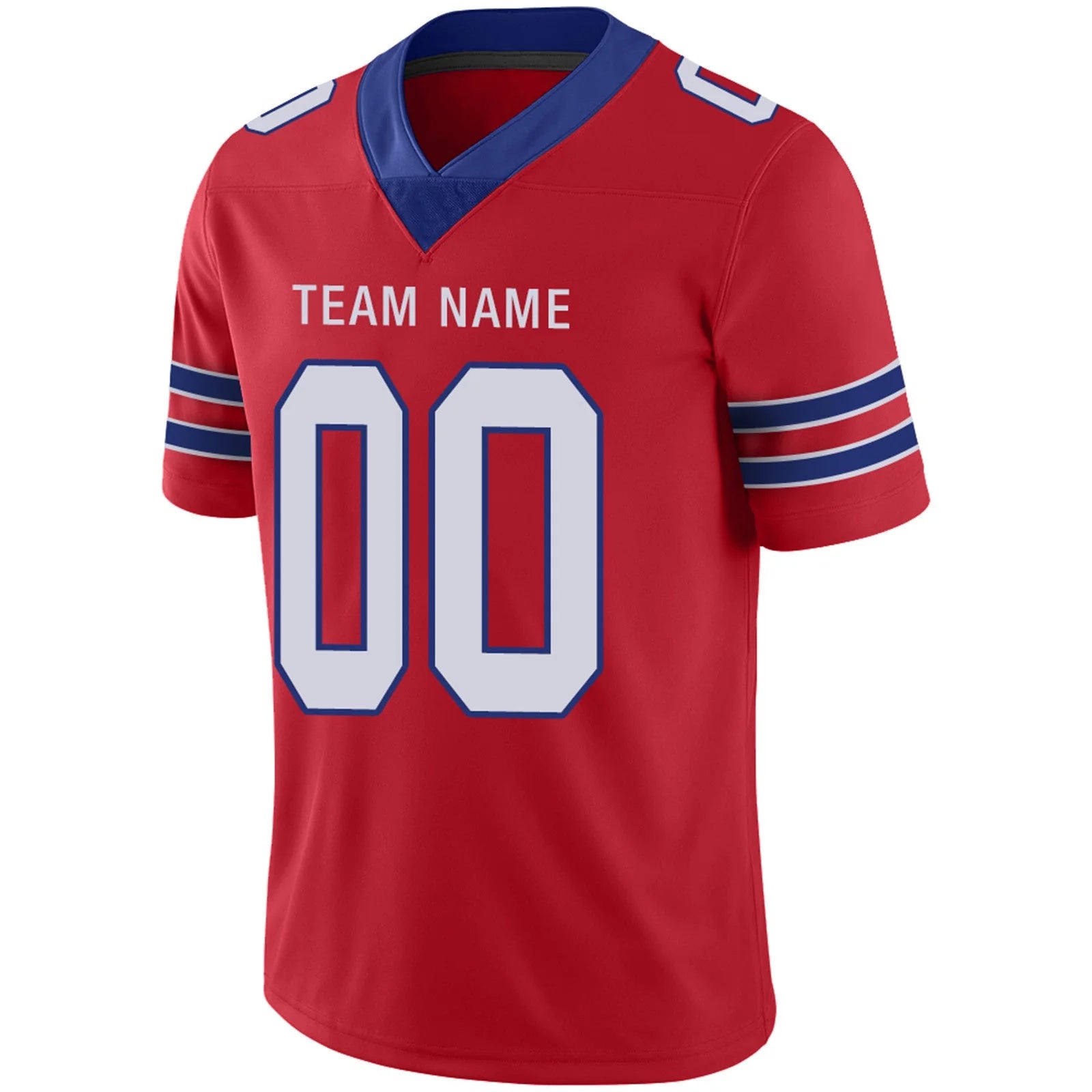 Custom B.Bills Red Personalized Design Your Own Name and Number for Men Women Youth Jerseys football jersey product view 3