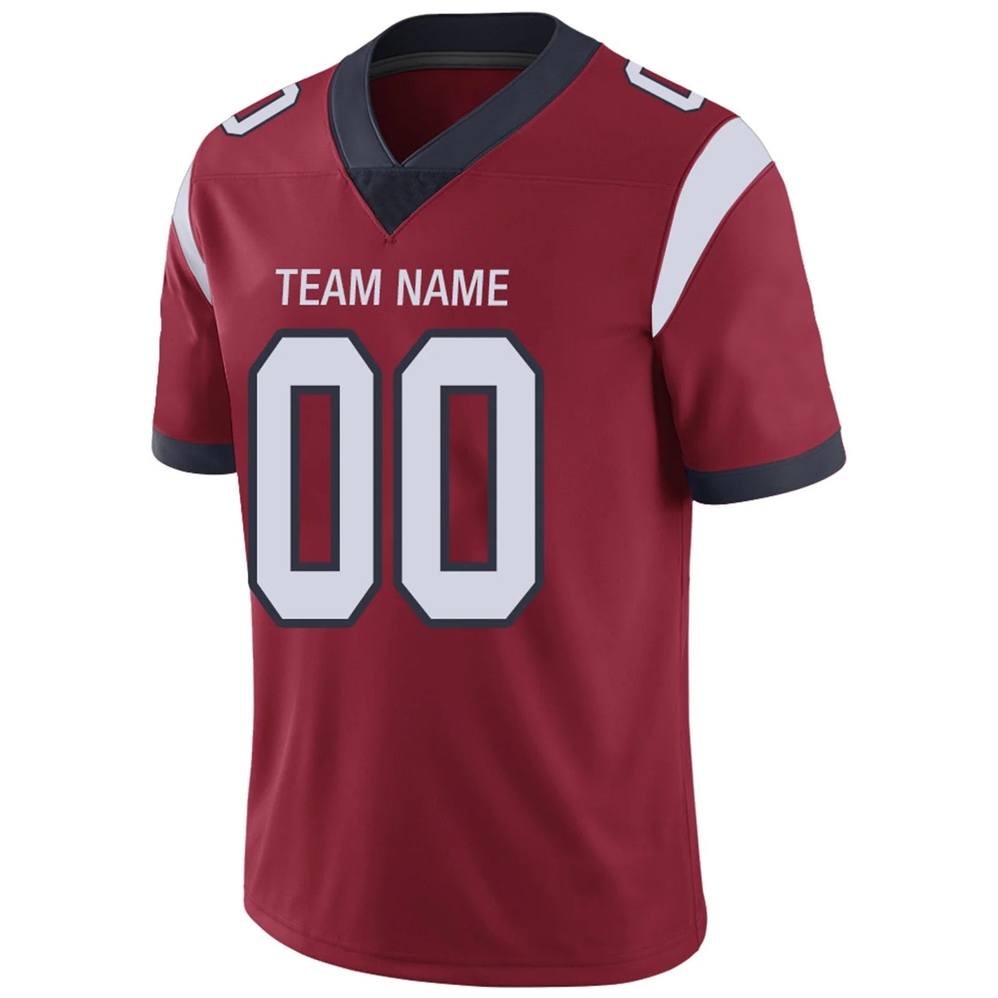 Custom H.Texans Red Personalized Design Your Own Name and Number for Men Women Youth Jerseys football jersey product view 3