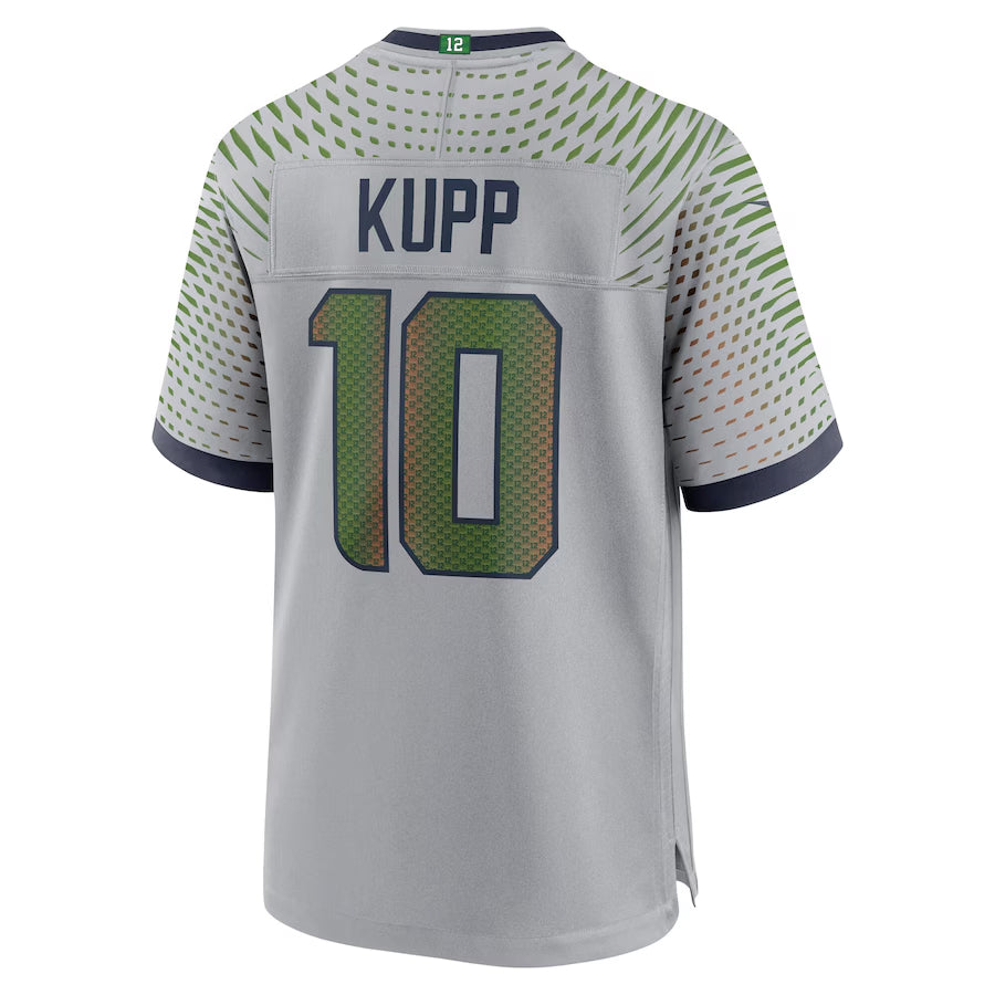 S.Seahawks #10 Cooper Kupp Player Gray Rivalries Collection Game Football Jerseys football jersey product view 1