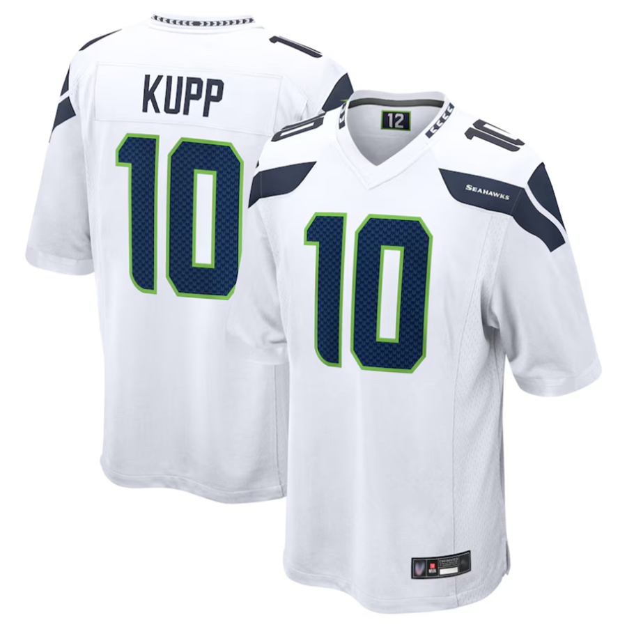 S.Seahawks #10 Cooper Kupp Player White Replica Game Football Jerseys football jersey product view 1