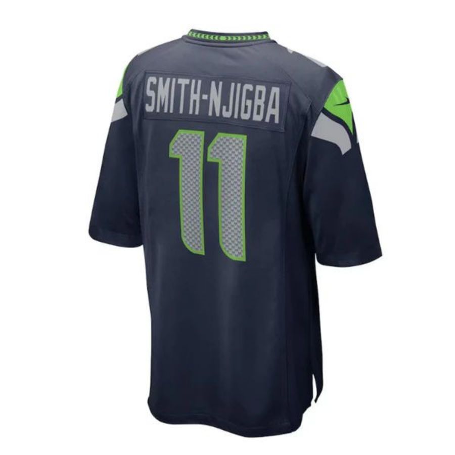 #11 Jaxon Smith-Njigba Player S.Seahawks Navy Game Football Jerseys football jersey product view 1