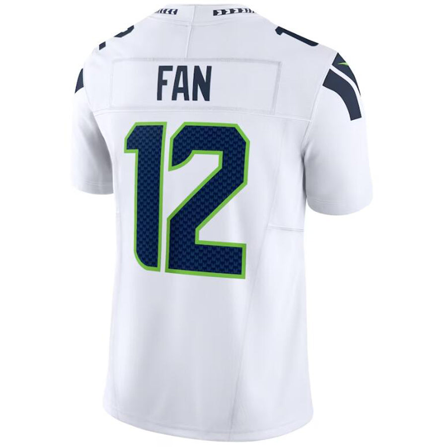 #12th Fan Player S.Seahawks White Vapor F.U.S.E Limited Football Jerseys football jersey product view 1