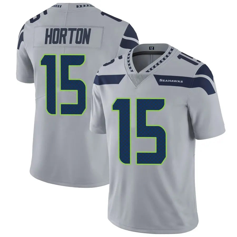 S.Seahawks #15 Tory Horton Player Gray Vapor Limited Football Jerseys football jersey product view 1