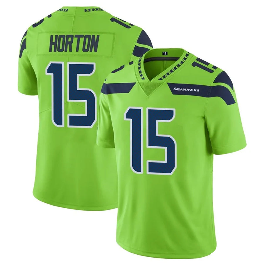 S.Seahawks #15 Tory Horton Player Green Vapor Limited Football Jerseys football jersey product view 1