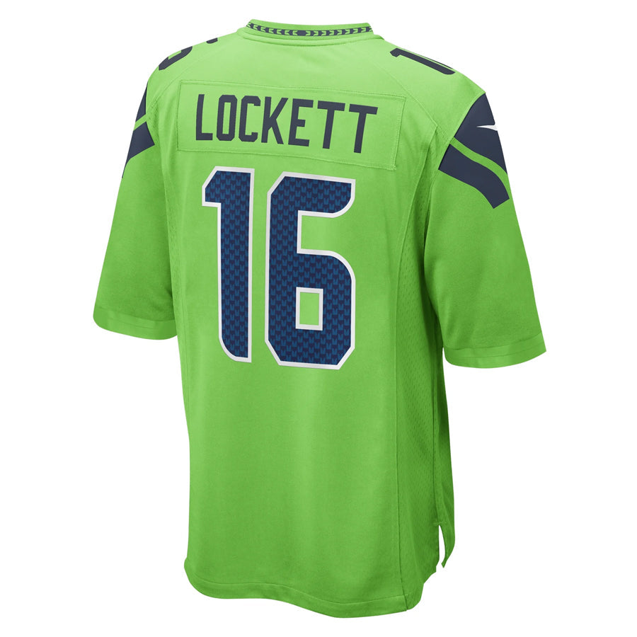 S.Seahawks #16 Tyler Lockett Player Green Home Game Football Jerseys football jersey product view 1