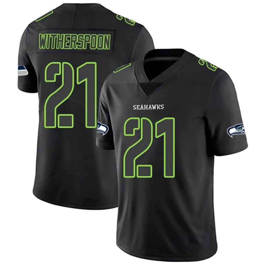 S.Seahawks #21 Devon Witherspoon Player Black Impact Limited Football Jerseys football jersey product view 1