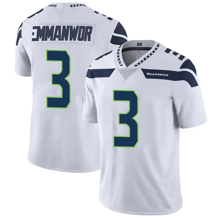 S.Seahawks #3 Nick Emmanwori Player White Vapor Limited Football Jerseys football jersey product view 1