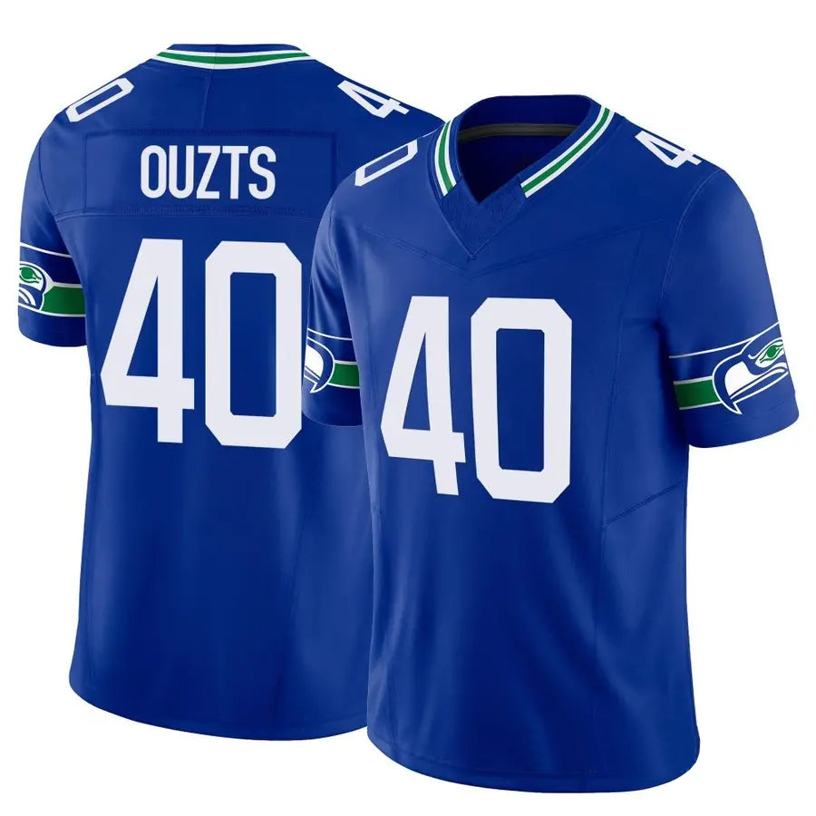 S.Seahawks #40 Robbie Ouzts Player Royal Vapor F.U.S.E. Limited Football Jerseys football jersey product view 1