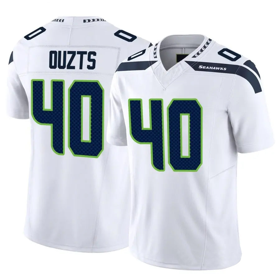 S.Seahawks #40 Robbie Ouzts Player White Vapor F.U.S.E. Limited Football Jerseys football jersey product view 1