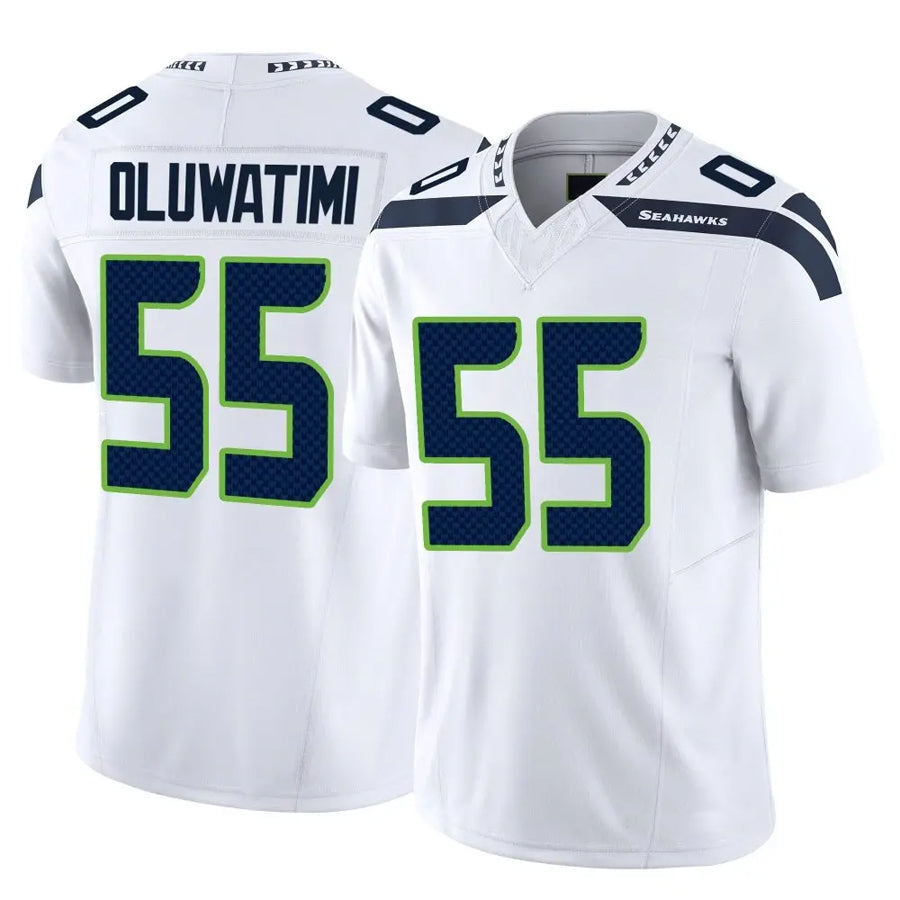 S.Seahawks #55 Olu Oluwatimi Player White Vapor F.U.S.E. Limited Football Jerseys football jersey product view 1