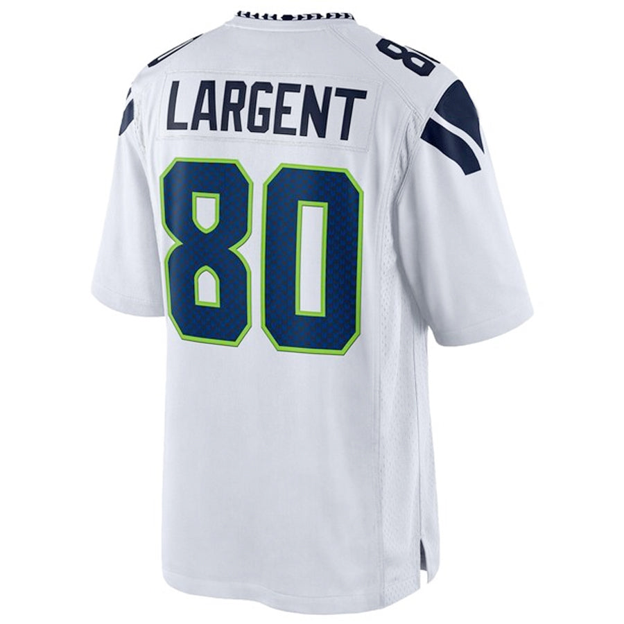 S.Seahawks #80 Steve Largent Player White Home Game Football Jerseys football jersey product view 1
