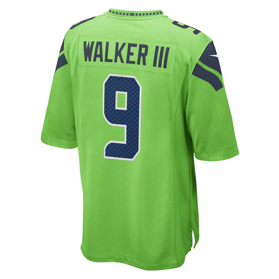 S.Seahawks #9 Kenneth Walker III Player Green Home Game Football Jerseys football jersey product view 1