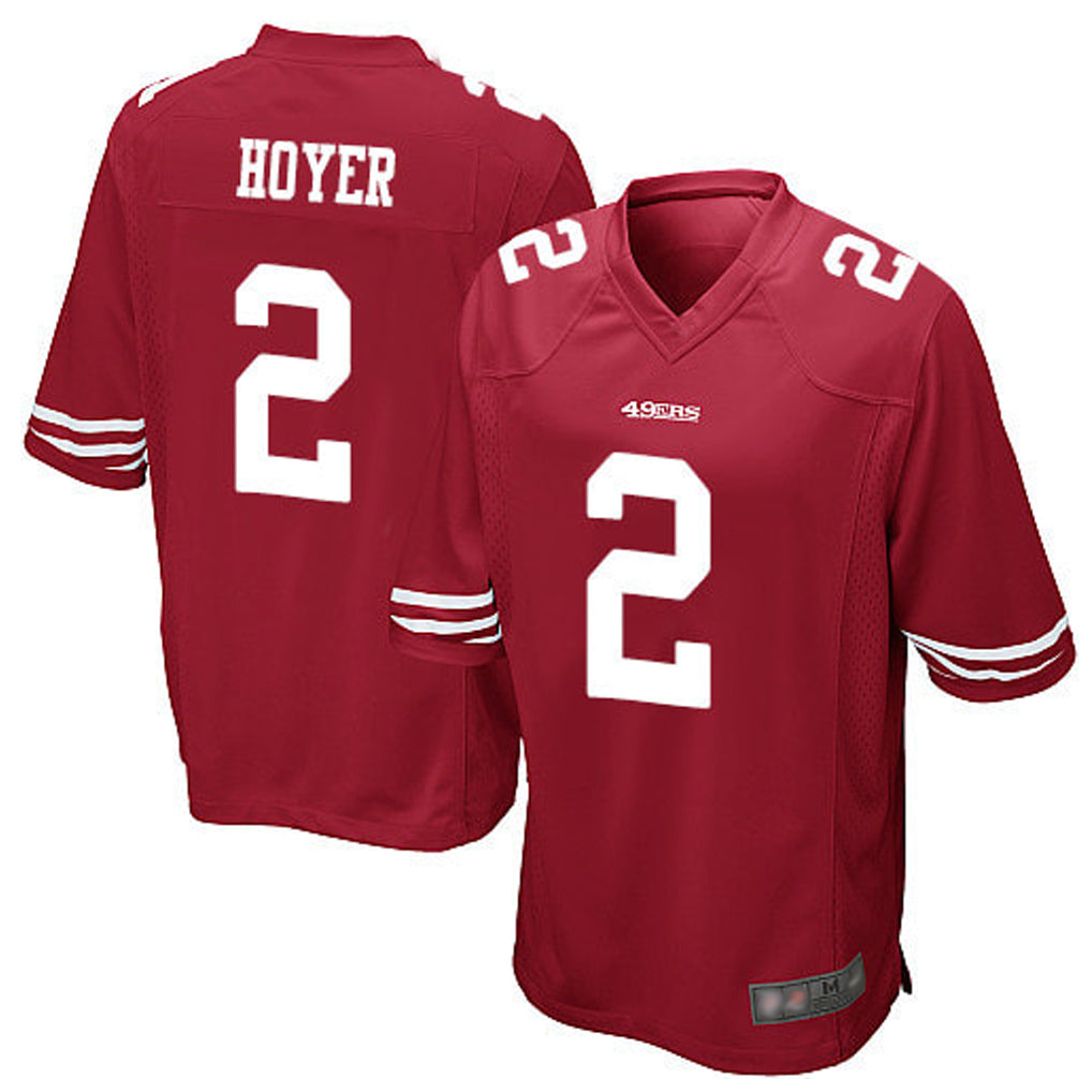 SF.49ers #2 Deommodore Lenoir Player Scarlet Game Football Jerseys football jersey product view 1