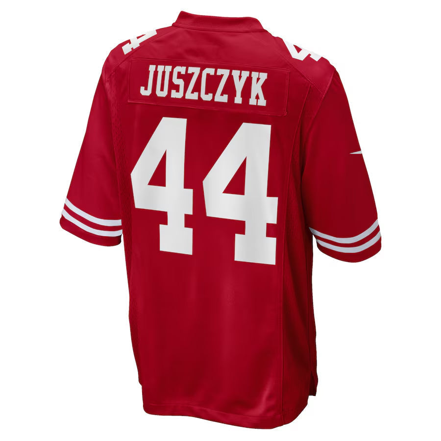SF.49ers #44 Kyle Juszczyk Player Scarlet Game Football Jerseys football jersey product view 1