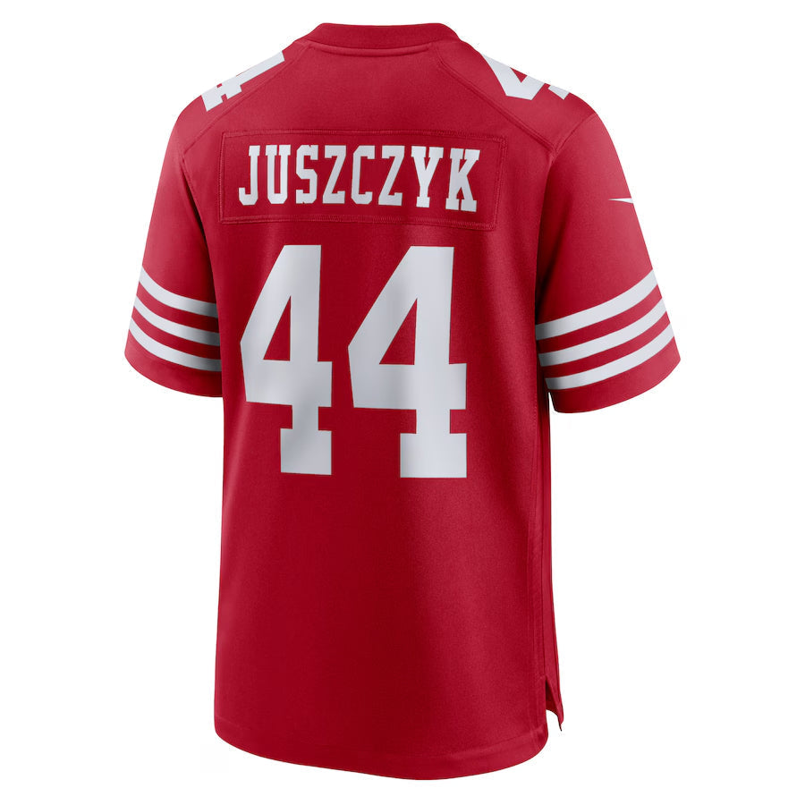 SF.49ers #44 Kyle Juszczyk Player Scarlet Home Game Football Jerseys football jersey product view 1