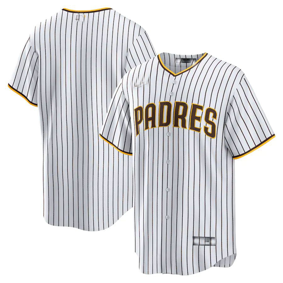 San Diego Padres White Home Replica Team Jersey Baseball Jerseys baseball jersey product view 1