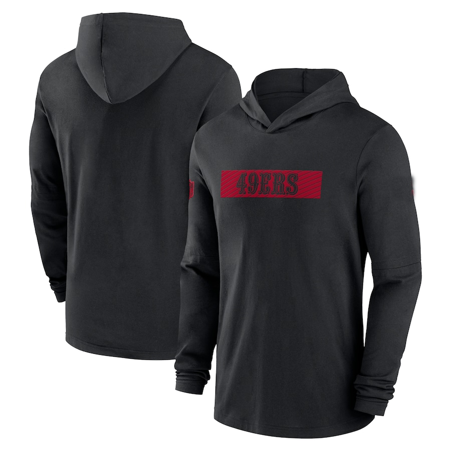 SF.49ers Salute To Service Club Pullover Hoodie Player Jersey Birthday gifts Stitched American Football Jerseys football jersey product view 1