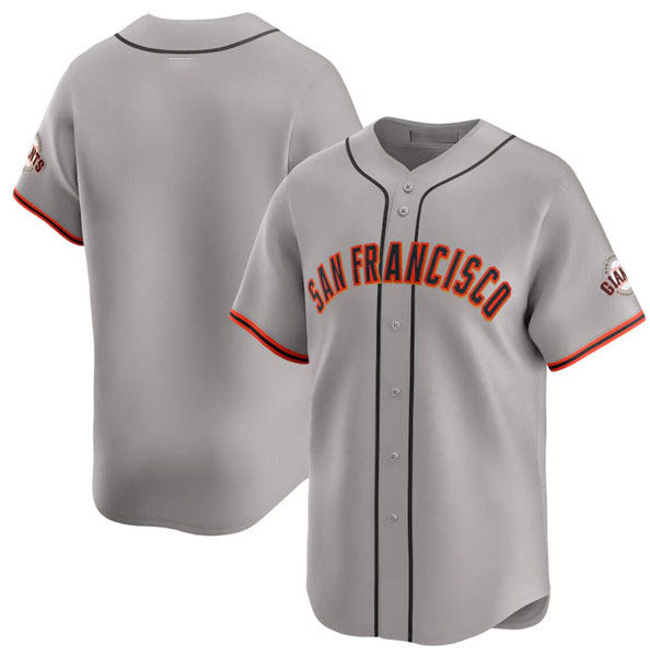 San Francisco Giants Blank Gray Away Limited Stitched Baseball Jersey baseball jersey product view 1