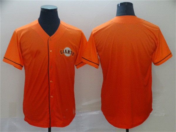 San Francisco Giants Blank Orange Fade Stitched Baseball Jersey baseball jersey product view 1