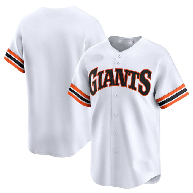 San Francisco Giants Blank White Cooperstown Collection Limited Stitched Baseball Jersey baseball jersey product view 1