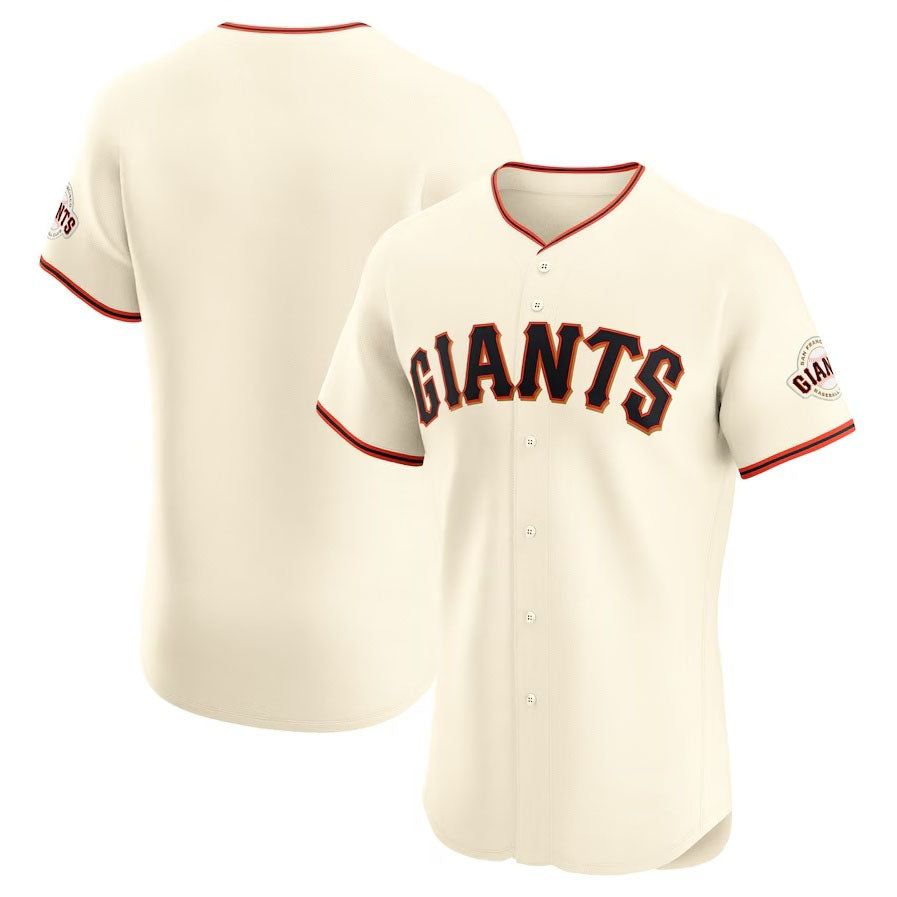 San Francisco Giants Elite Jersey - Cream Stitched Baseball Jersey baseball jersey product view 1