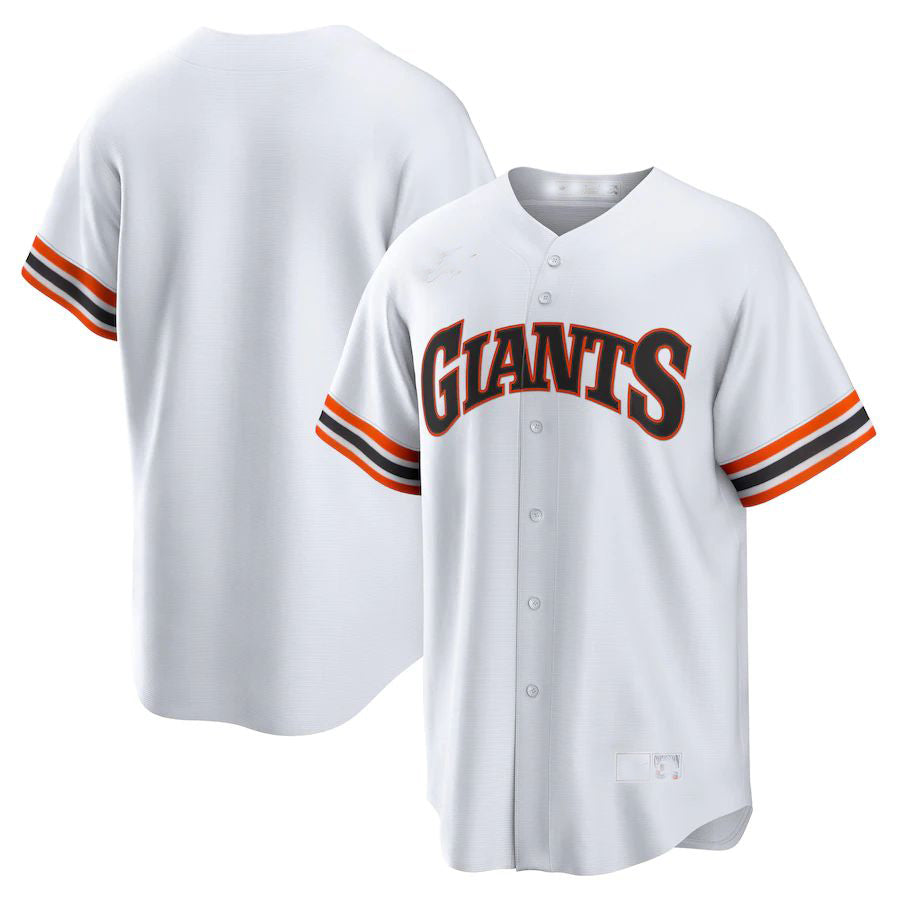 San Francisco Giants White Home Cooperstown Collection Team Jersey Baseball Jerseys baseball jersey product view 1