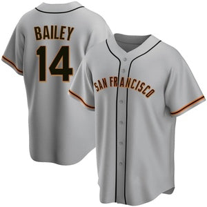 San Francisco Giants #14 Patrick Bailey Gray Cool Base Stitched Baseball Jersey baseball jersey product view 1
