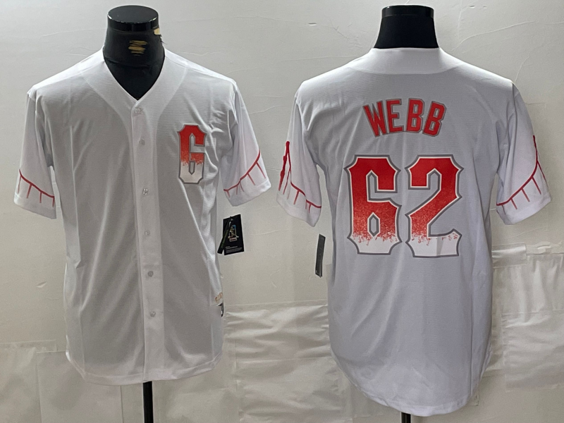 San Francisco Giants #62 Logan Webb White City Connect Stitched Cool Base Baseball Jersey baseball jersey product view 1