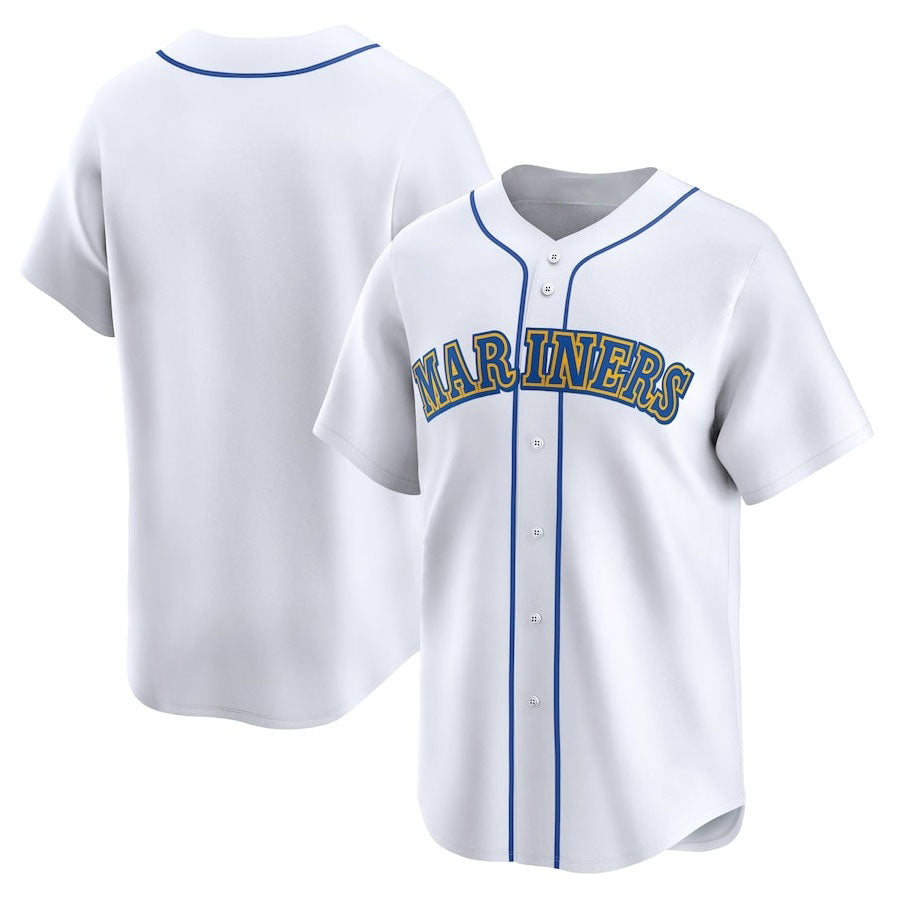 Seattle Mariners Cooperstown Collection Limited Jersey - White Stitched Baseball Jersey baseball jersey product view 1