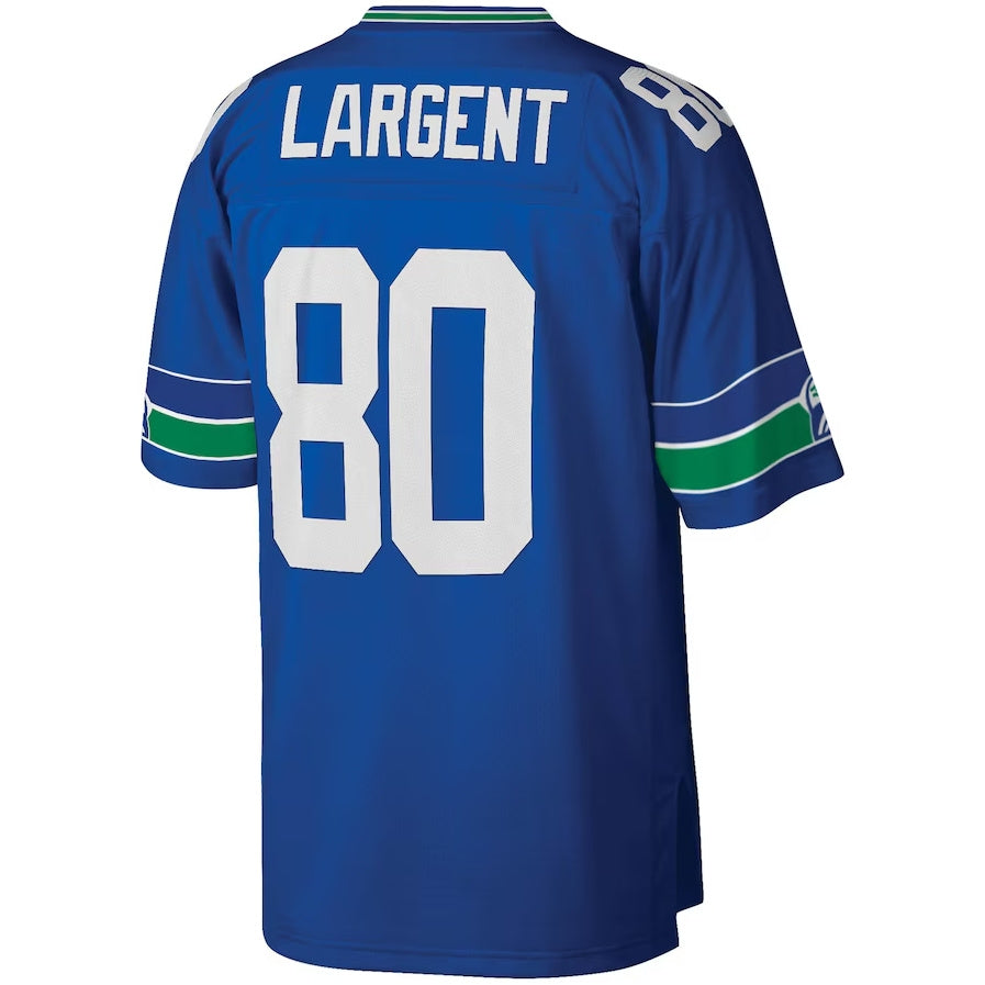 S.Seahawks #80 Steve Largent Legacy Replica Player Jersey - Royal Stitched American Football Jerseys football jersey product view 1