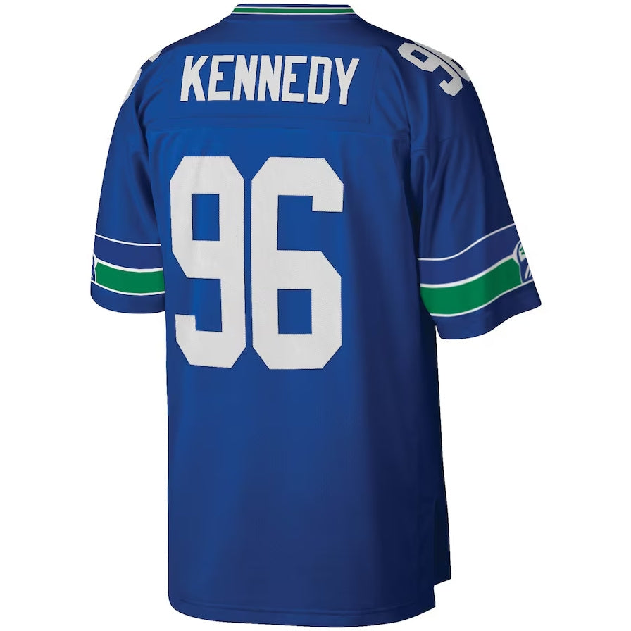 S.Seahawks #96 Cortez Kennedy Legacy Replica Player Jersey - Royal Stitched American Football Jerseys football jersey product view 1