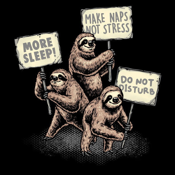 Sloths Unite - Adult & Kids T-Shirts, Sweatshirts & Hoodies apparel design preview 1