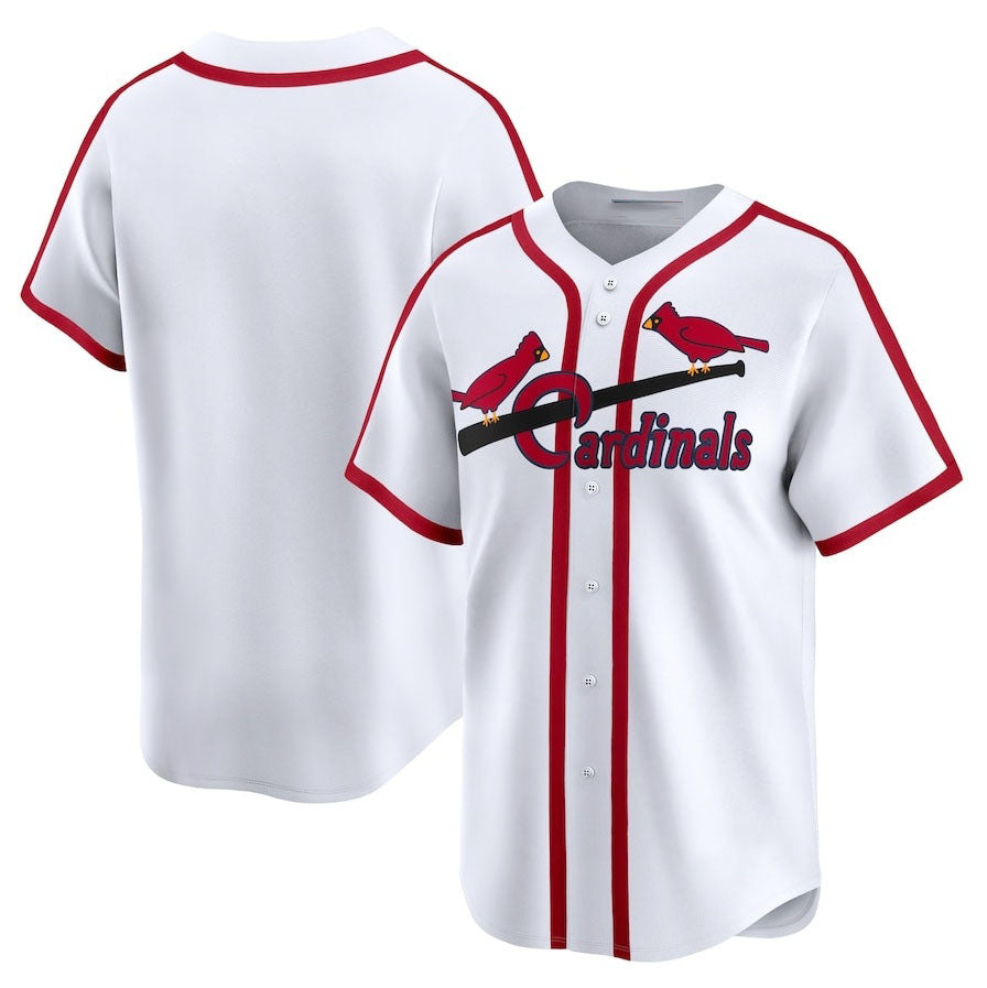 St. Louis Cardinals Cooperstown Collection Limited Jersey - White Stitched Baseball Jersey baseball jersey product view 1