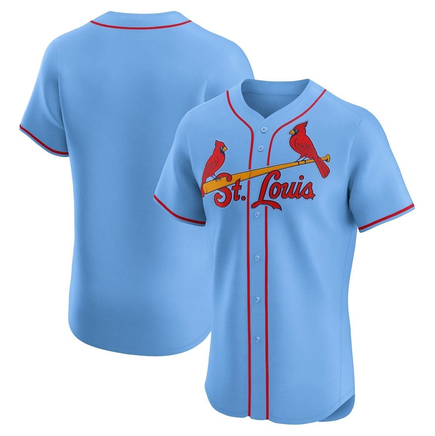 St. Louis Cardinals Home Elite Jersey - Royal Stitched Baseball Jersey baseball jersey product view 1