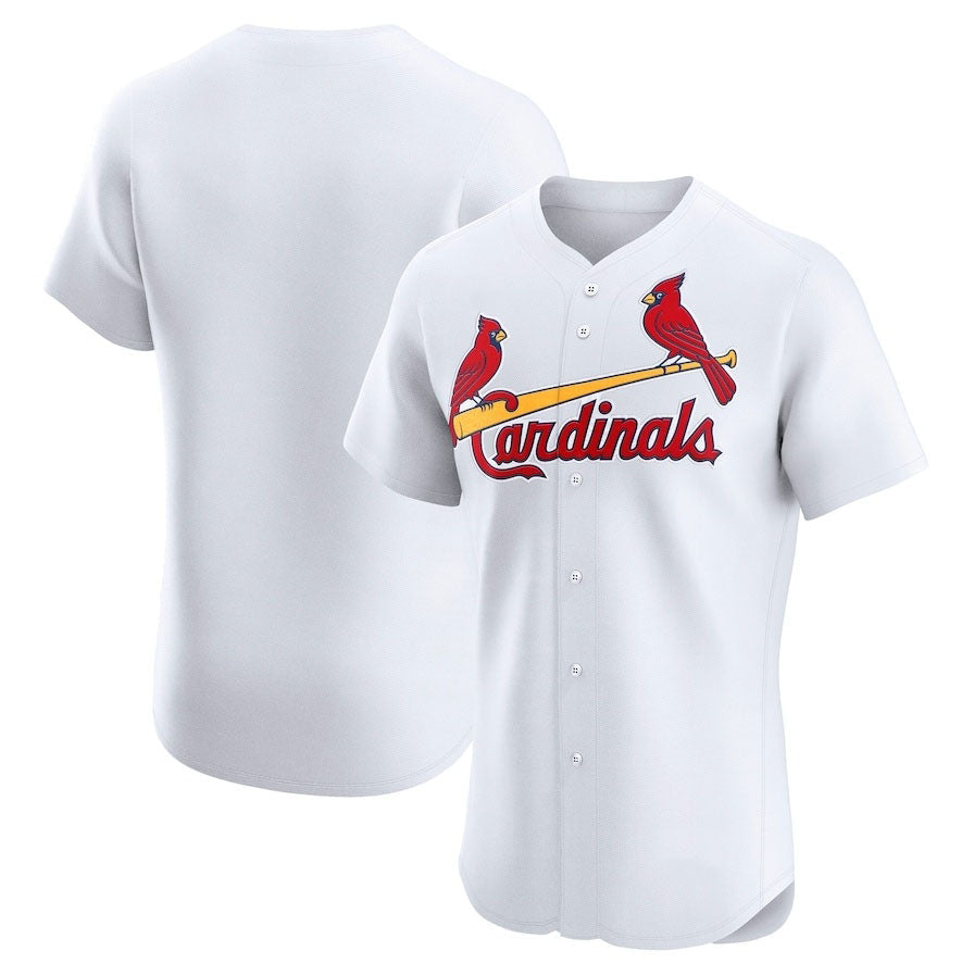 St. Louis Cardinals Home Elite Jersey - White Stitched Baseball Jersey baseball jersey product view 1