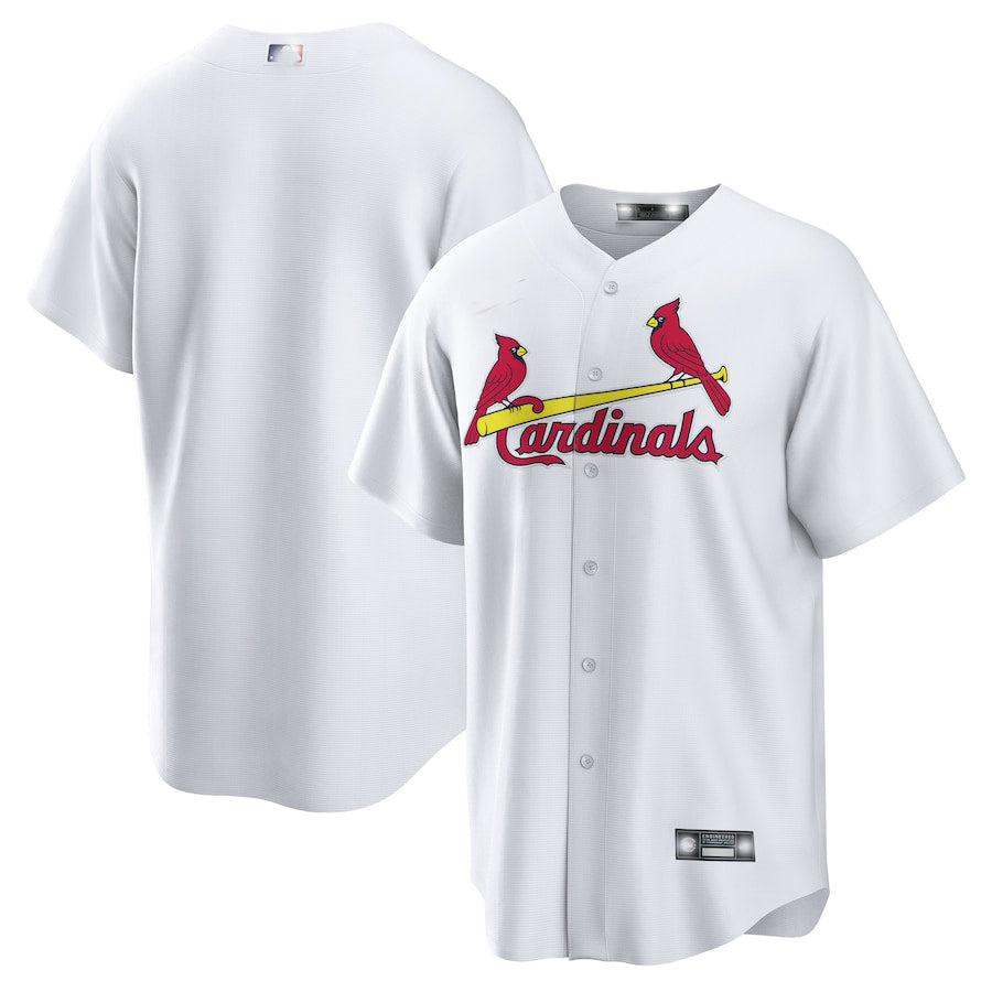 St. Louis Cardinals White Home Blank Replica Jersey Baseball Jerseys baseball jersey product view 1