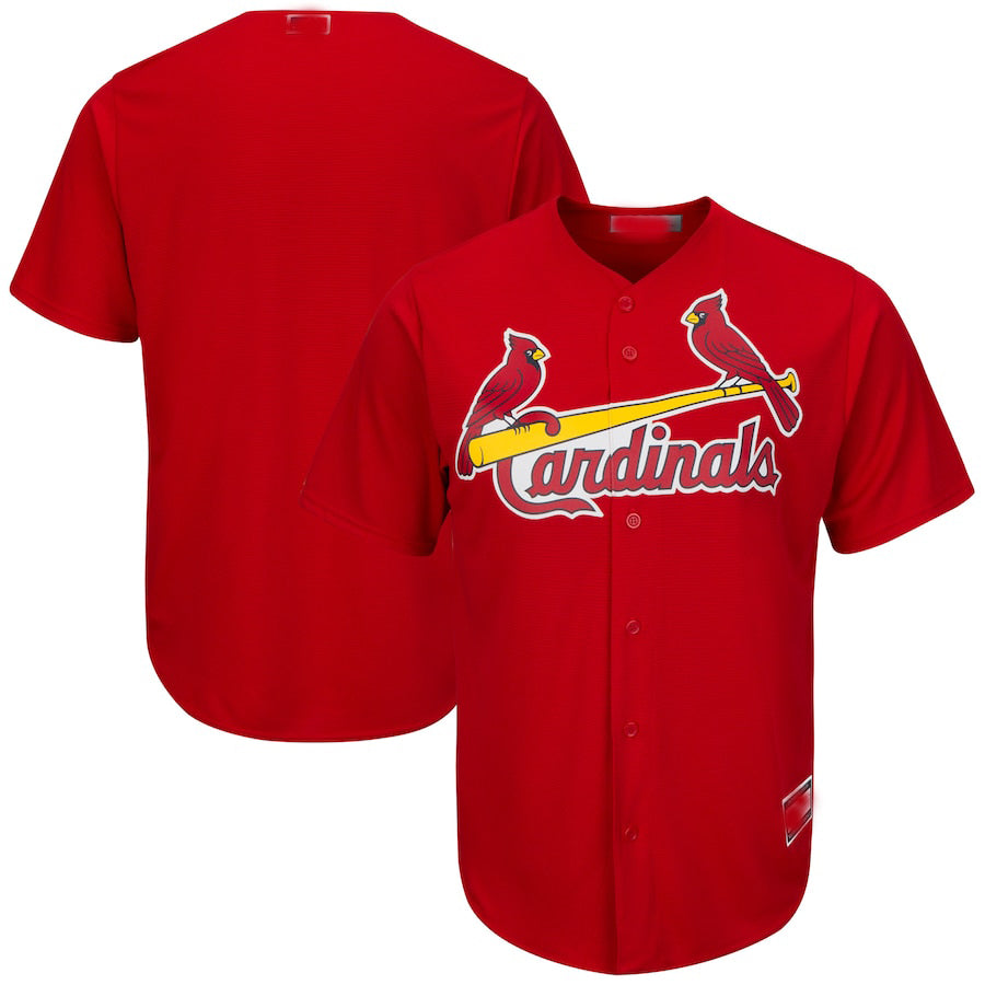 St. Louis Cardinals Red Big & Tall Replica Team Jersey Baseball Jerseys baseball jersey product view 1