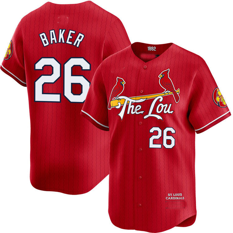 St. Louis Cardinals #26 Luken Baker City Connect Limited Jersey Baseball Jerseys baseball jersey product view 1
