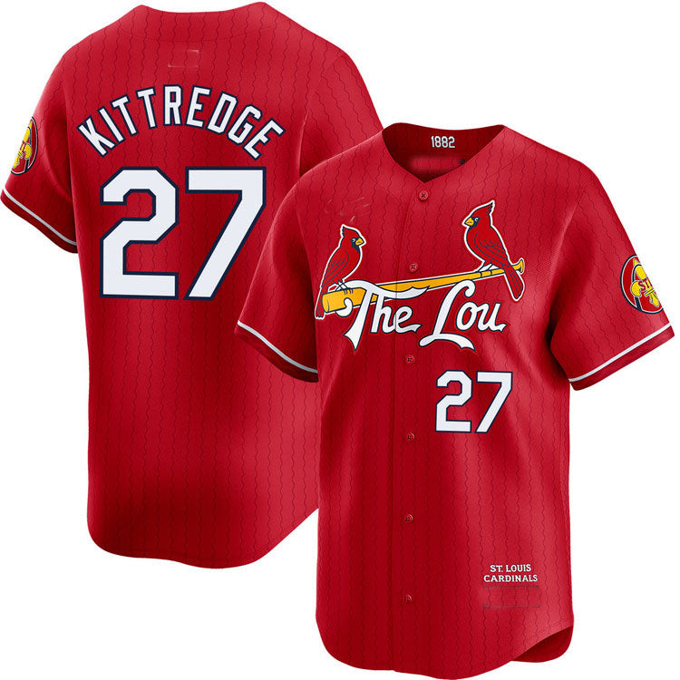 St. Louis Cardinals #27 Andrew Kittredge City Connect Limited Jersey Baseball Jerseys baseball jersey product view 1
