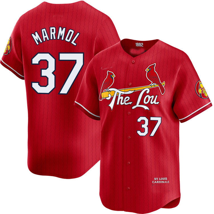 St. Louis Cardinals #37 Oliver Marmol City Connect Limited Jersey Baseball Jerseys baseball jersey product view 1