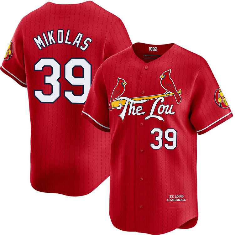 St. Louis Cardinals #39 Miles Mikolas City Connect Limited Jersey Baseball Jerseys baseball jersey product view 1