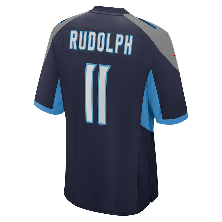 T.Titans #11 Mason Rudolph Player Navy Game Stitched American Football Jerseys football jersey product view 1
