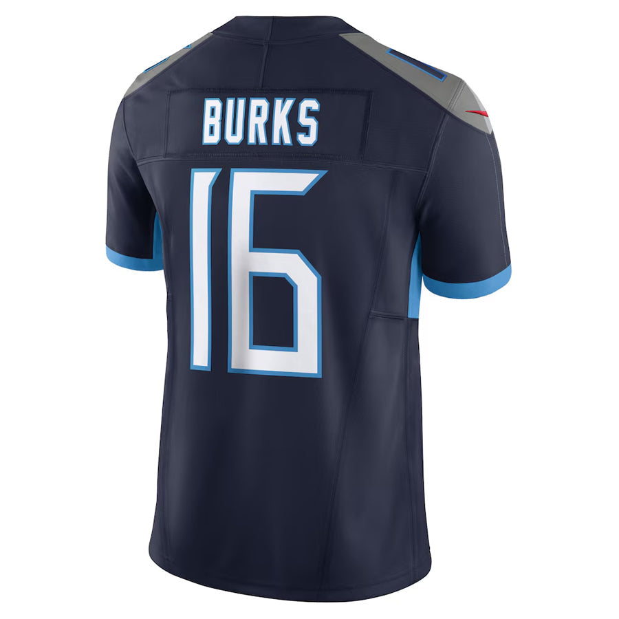 T.Titans #16 Treylon Burks Player Navy Vapor F.U.S.E. Limited Football Jerseys football jersey product view 1