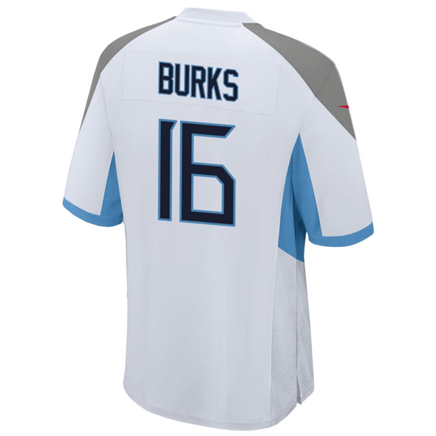 T.Titans #16 Treylon Burks Player White Home Game Football Jerseys football jersey product view 1