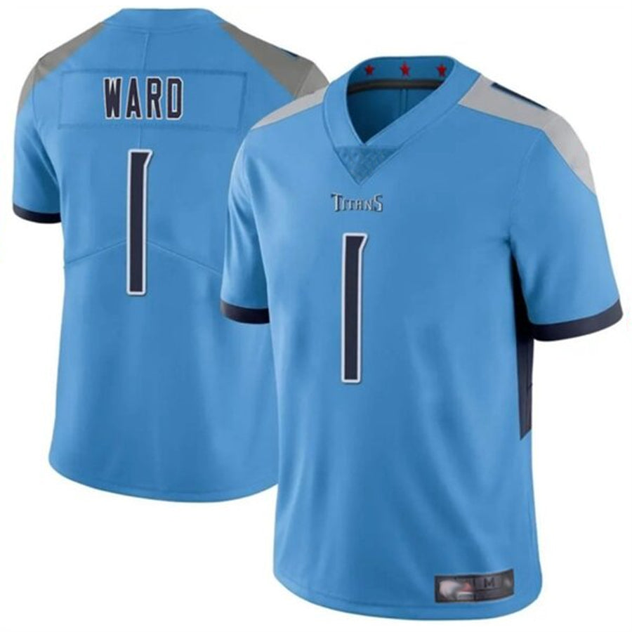T.Titans #1 Cameron Ward Player Blue Vapor Limited Football Jerseys football jersey product view 1