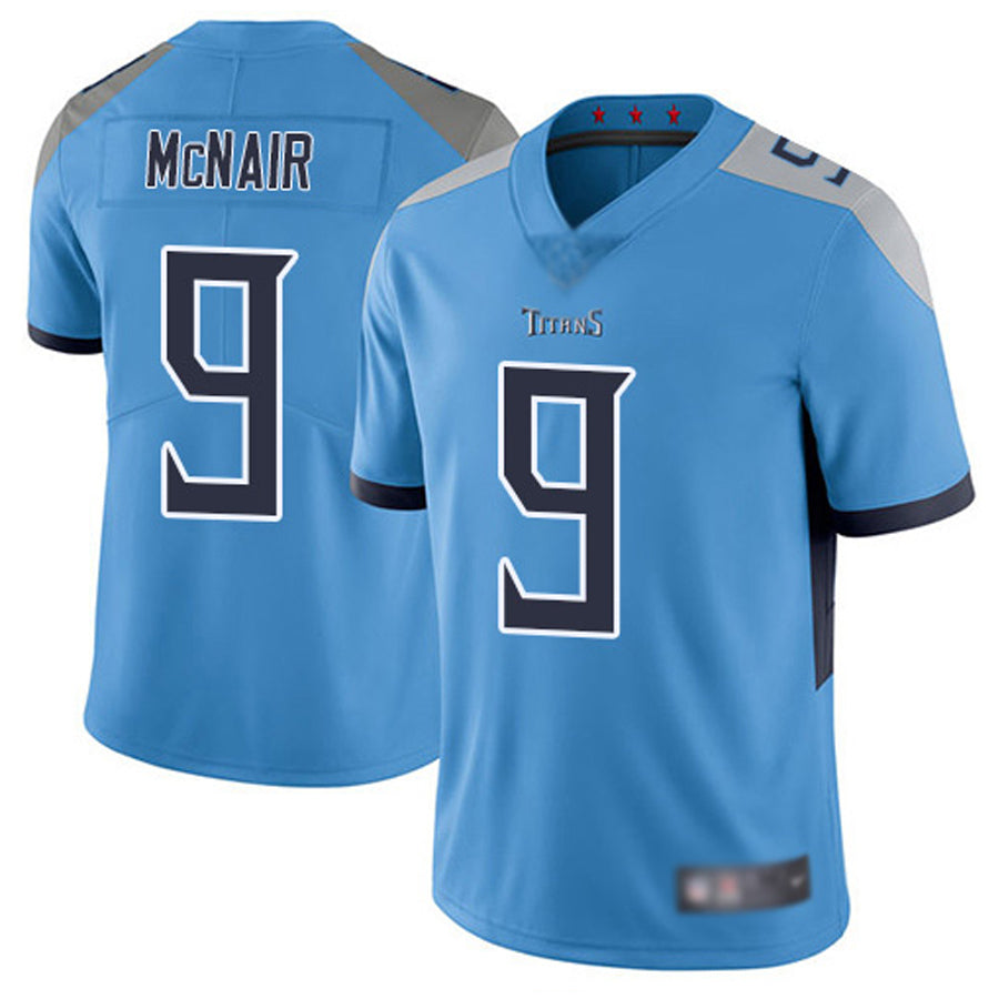 T.Titans #9 Steve McNair Player Light Blue Vapor Limited Football Jerseys football jersey product view 1