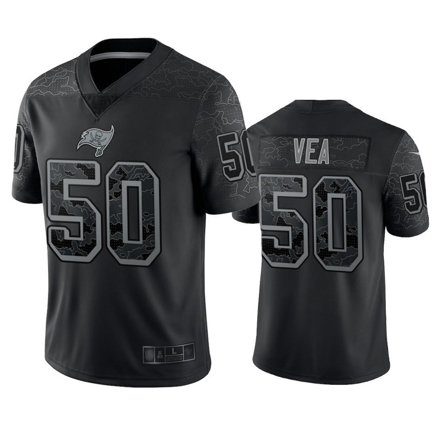 TB.Buccaneers #50 Vita Vea Player Black RFLCTV Limited Football Jerseys football jersey product view 1